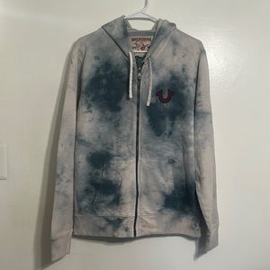True religion vintage tie dye Royal blue
